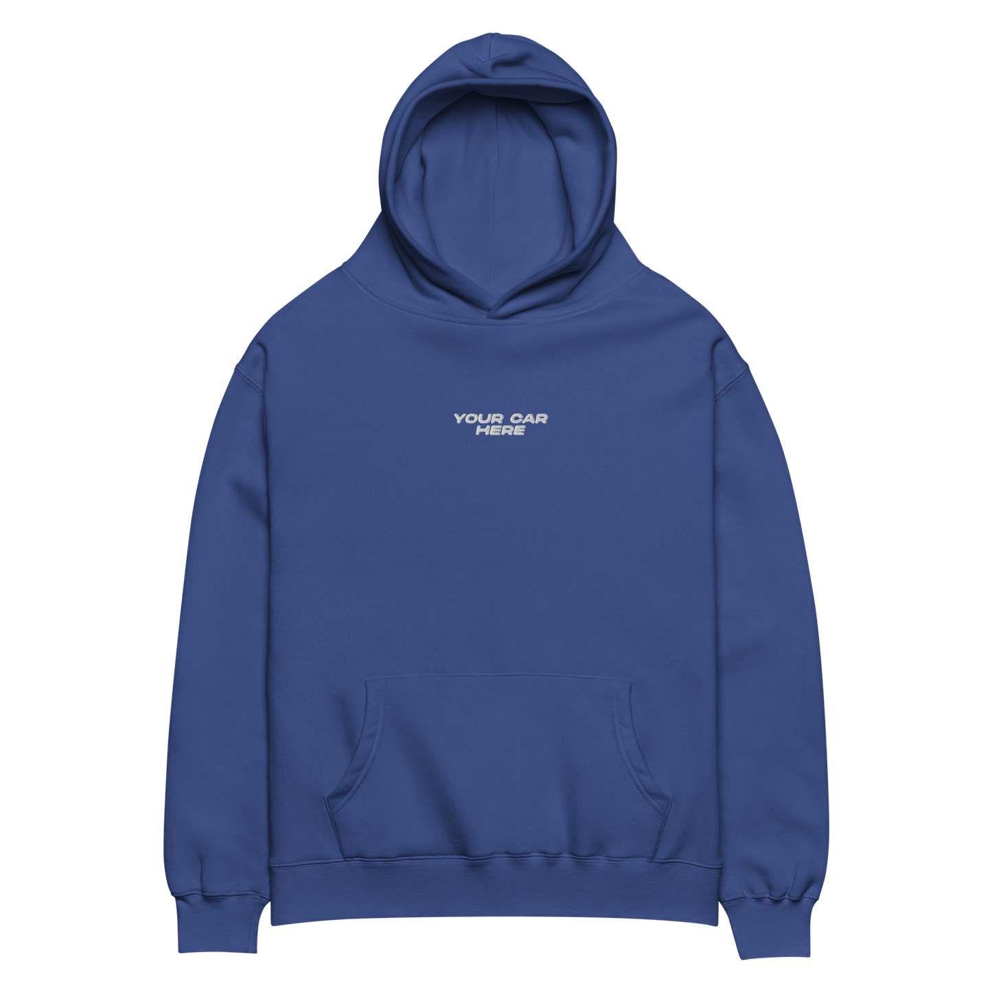 CUSTOM CAR EMBROIDERED HOODIE