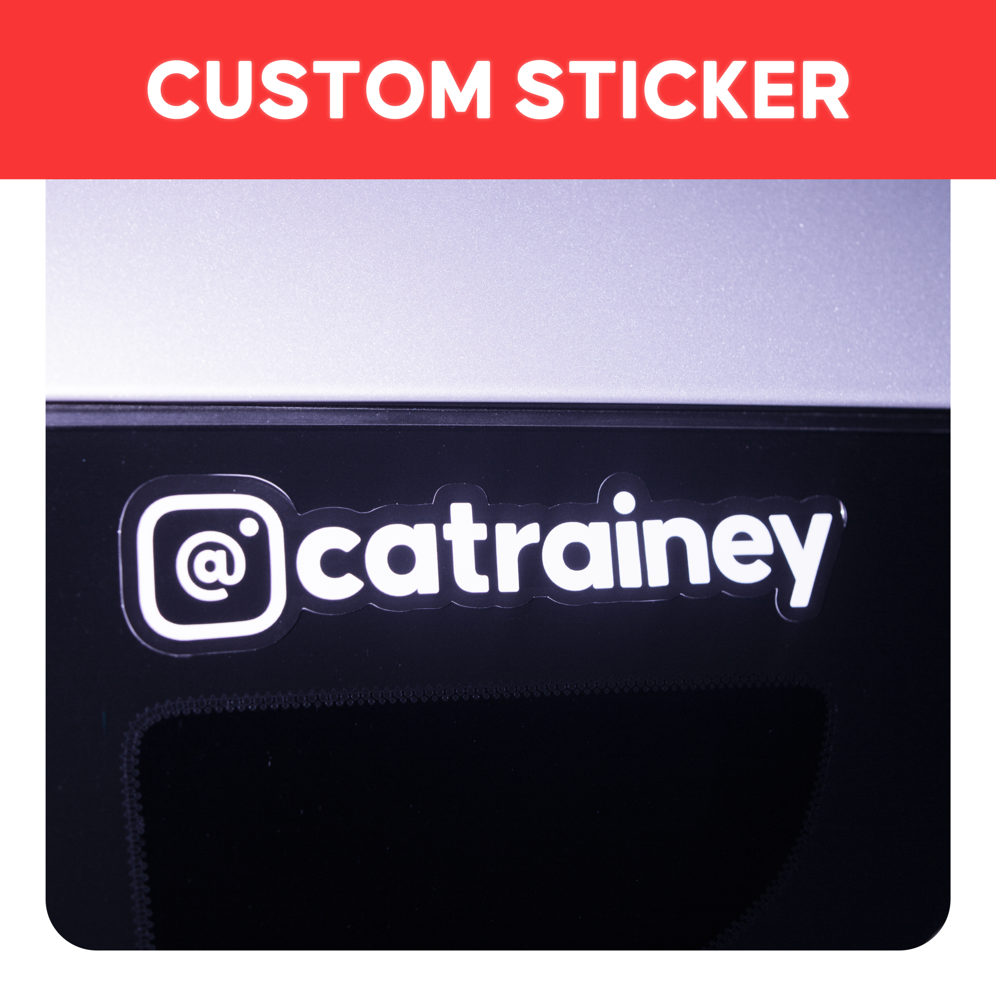 CUSTOM USERNAME STICKER