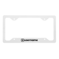CUSTOM LICENSE PLATE FRAME