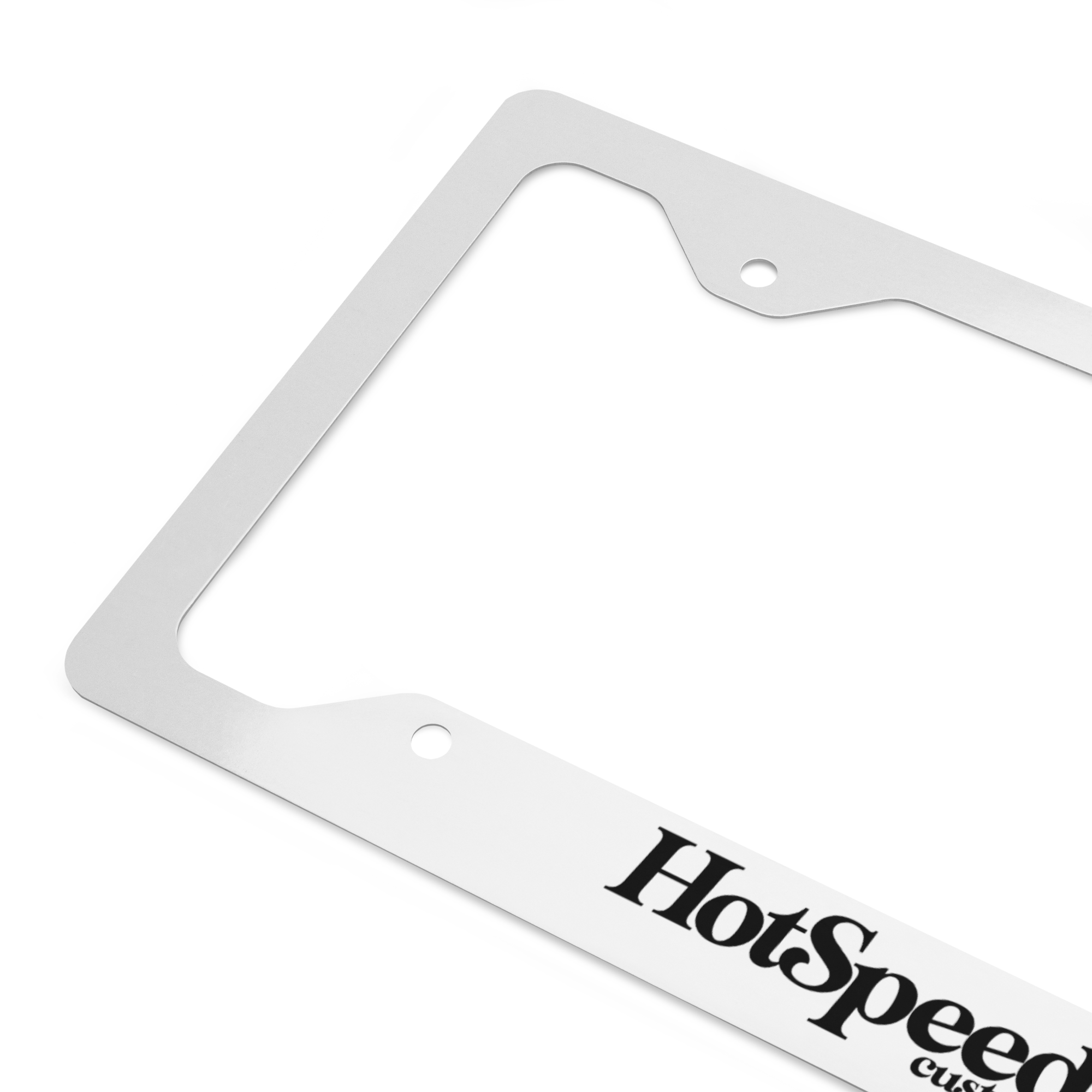 METAL HOTSPEED LICENSE PLATE FRAME