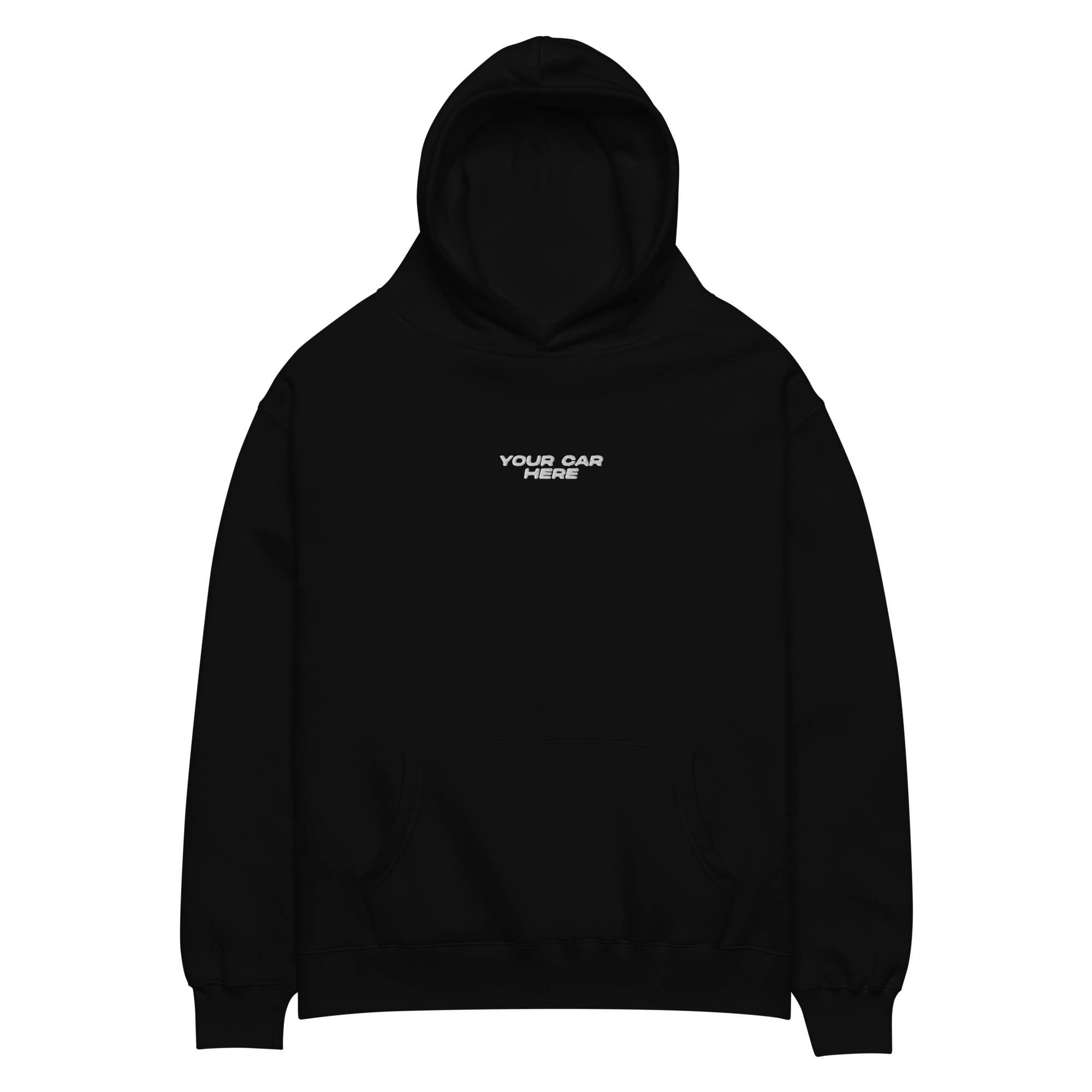 CUSTOM CAR EMBROIDERED HOODIE