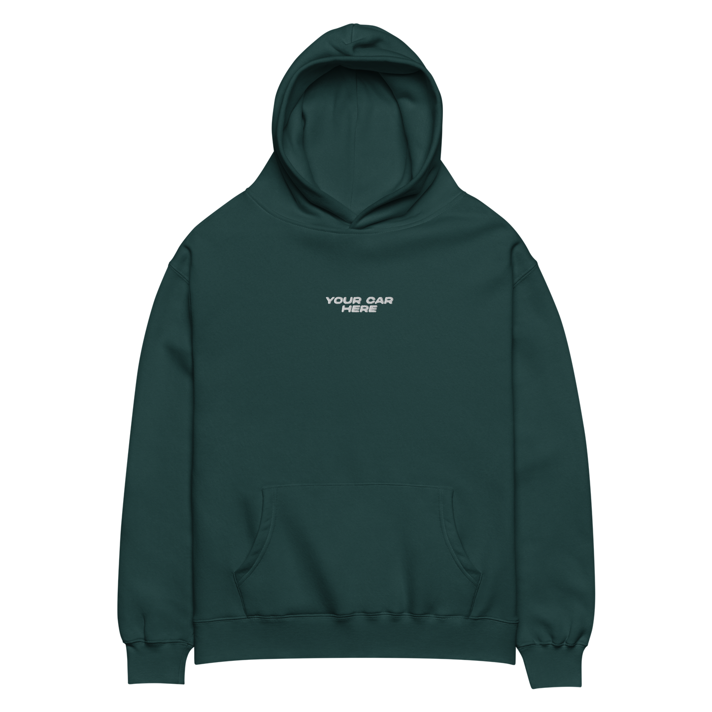 CUSTOM CAR EMBROIDERED HOODIE